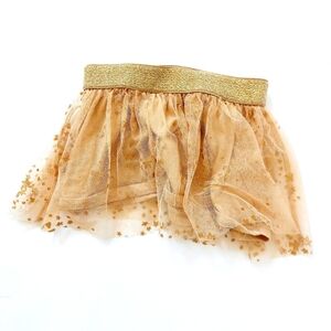 Gold Stars Tutu Skirt size 3T Okie‎ Dokie